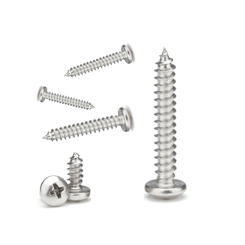 Vít trắng đầu tròn + 19 - 50mm TOLSEN