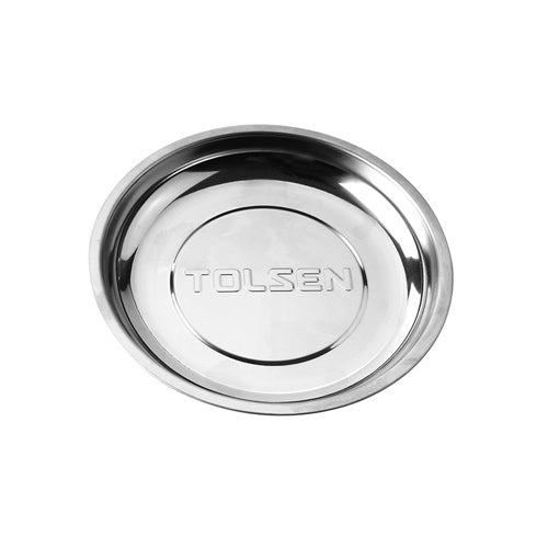 Khay từ tính 150mm/6", thép không gỉ, đế từ bọc cao su TOLSEN 66030