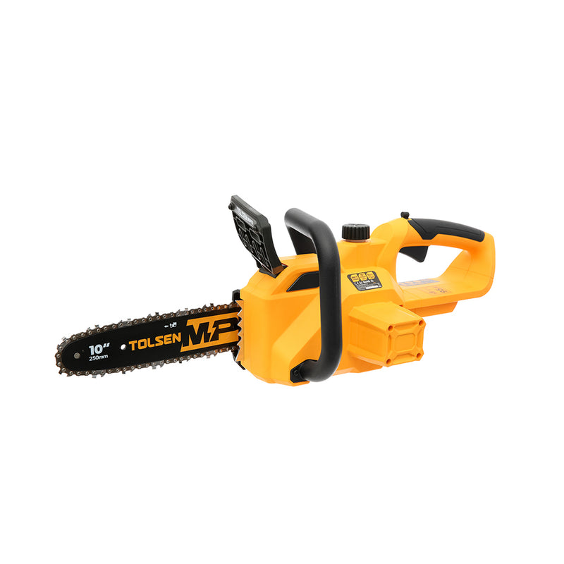 Thân máy cưa xích 250mm - Pin MP20V TOLSEN 87362 (Chỉ có thân máy, không gồm pin bake sạc)