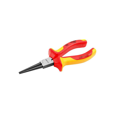 Kìm nhọn cách điện cao cấp 160mm/6 inch TOLSEN V16056, thép CrV, mạ đen và đánh bóng bề mặt