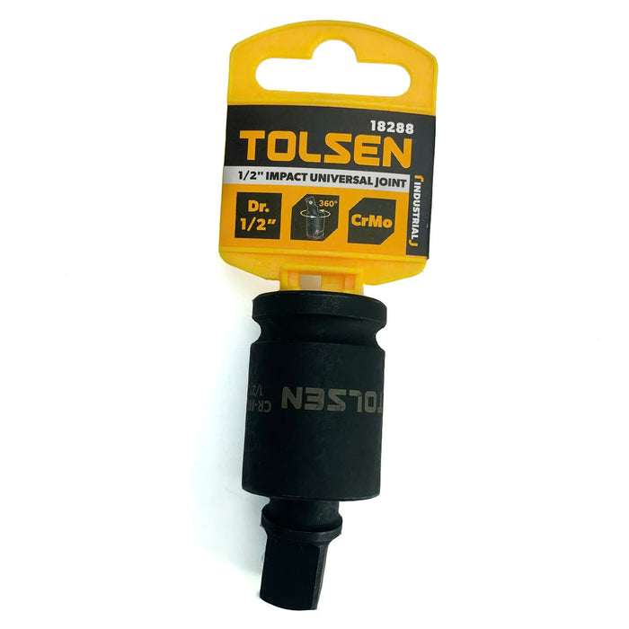 Đầu nối lắc léo đen công nghiệp cốt 1/2 inch, thép CrMo TOLSEN 18288