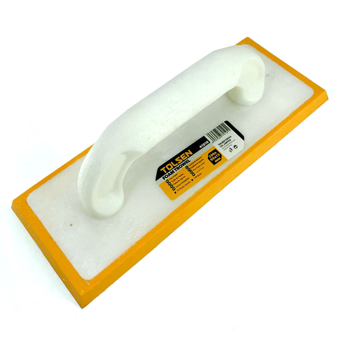 Bàn chà xốp 250x95x13mm TOLSEN 41018, đế nhựa TPR, tay cầm nhựa PS