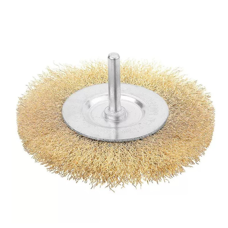 Bánh cước 50 - 100mm sợi thép 0.3mm, có trục 6.35mm (1/4 inch) TOLSEN (tiêu chuẩn EN1083)