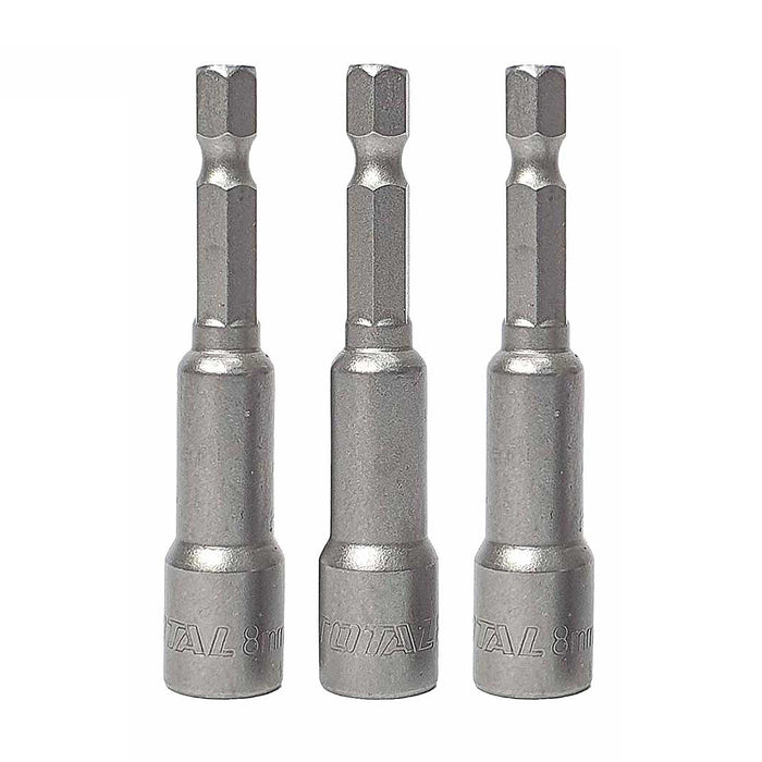Bộ 3 mũi bắn tôn 8 - 10mm, đuôi lục giác 1/4 inch TOTAL