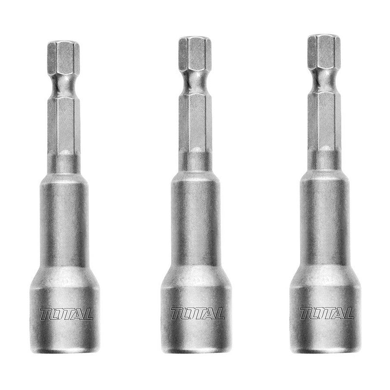 Bộ 3 mũi bắn tôn 8 - 10mm, đuôi lục giác 1/4 inch TOTAL