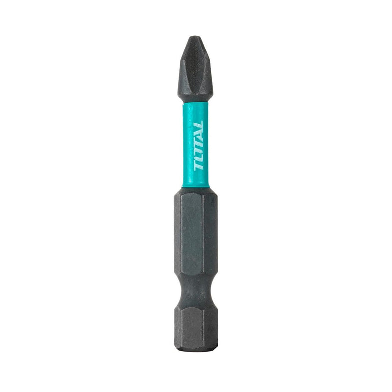 Bộ 10 mũi bắt vít (có nam châm hít) PH2 50mm TOTAL TACIM16PH223