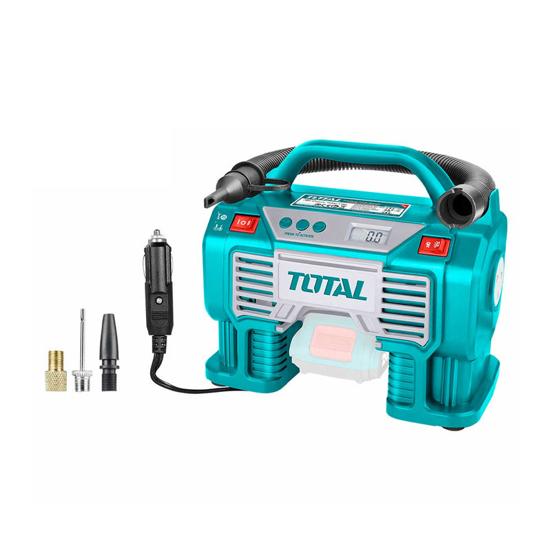Chi tiết Máy nén khí tự động dùng Pin 20V TOTAL TACLI2002