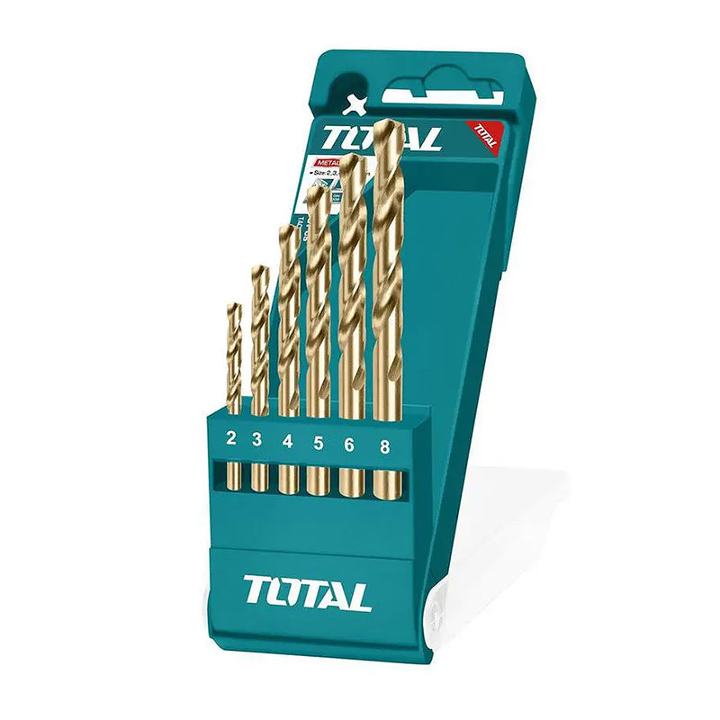 Bộ 6 Mũi khoan kim loại TOTAL TACSD0065