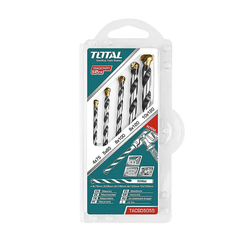 Bộ 5 Mũi khoan bê tông TOTAL TACSD5055