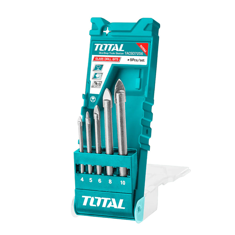 Bộ 5 Mũi khoan kính TOTAL TACSD7256
