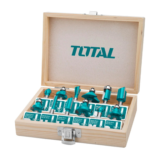 Bộ 12 Mũi phay gỗ 1/2 inch (12.7mm) TOTAL TACSR0102121