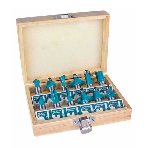 Bộ 12 Mũi phay gỗ (12mm) TOTAL TACSR2121
