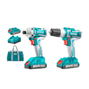 Chi tiết Bộ combo Máy siết vít và Máy khoan dùng Pin 20V TOTAL TCKLI2006