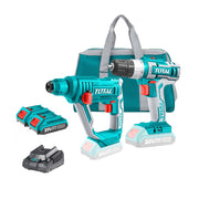 Chi tiết Bộ combo Máy khoan động lực và Máy khoan dùng Pin 20V TOTAL TCKLI2008