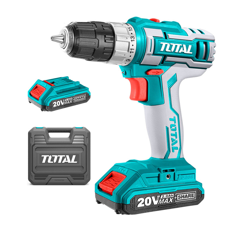Chi tiết Máy khoan Pin 20V TOTAL TDLI200215