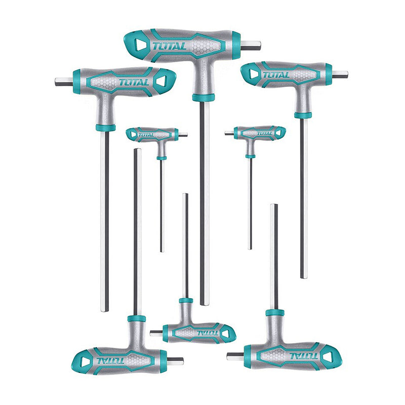 Bộ 8 chìa lục giác tay cầm chữ T TOTAL THHW8081