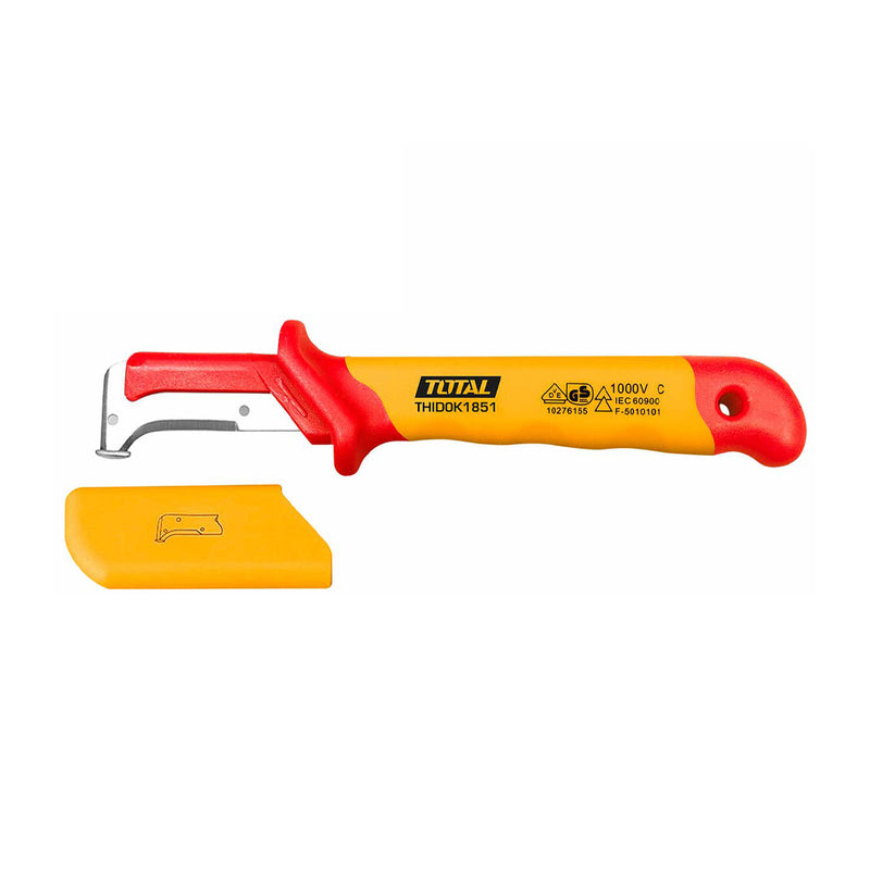 Dụng cụ tước dây điện cách điện lưỡi cong TOTAL THIDCK1851
