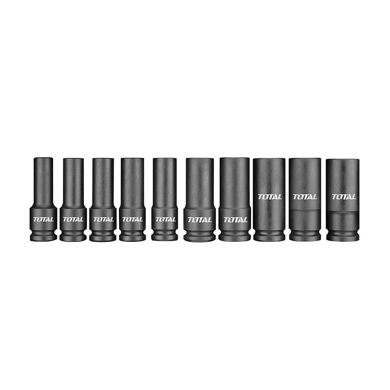 Bộ 10 đầu tuýp Deep Impact DR cốt 1/2 inch TOTAL THKISD12102L