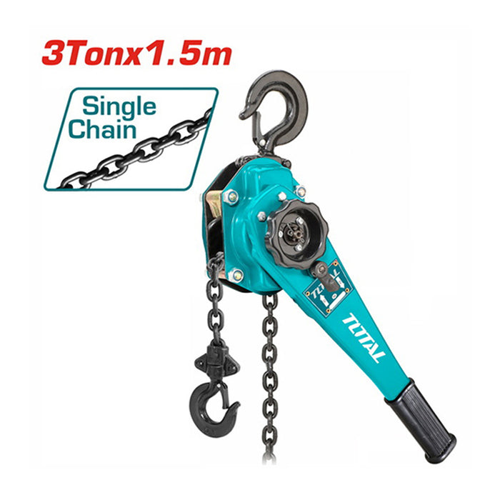 Palang xích đòn bẩy trọng lượng nâng từ 0.75 tấn - 3 tấn Total xích đơn