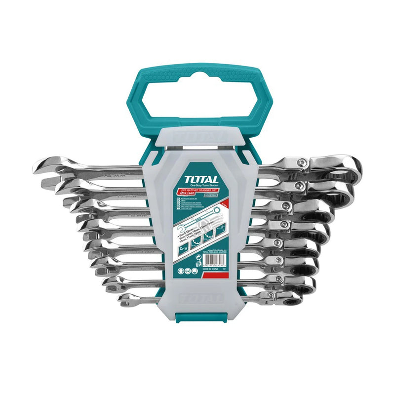 Bộ 8 cờ lê miệng vòng 2 chiều 8-19mm TOTAL THT102RK586