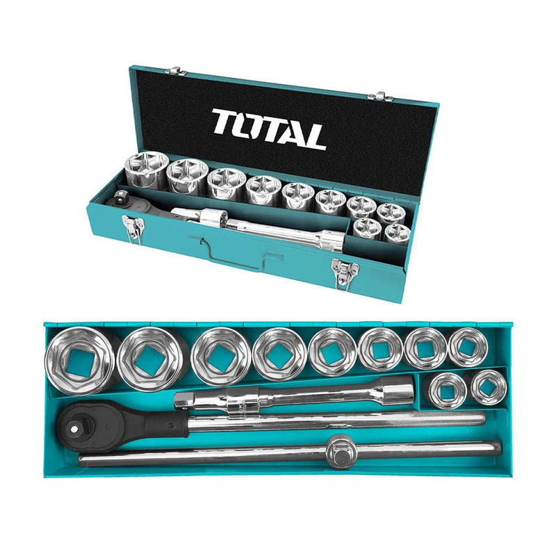 Chi tiết Bộ 15 đầu tuýp 3/4 inch TOTAL THT341151