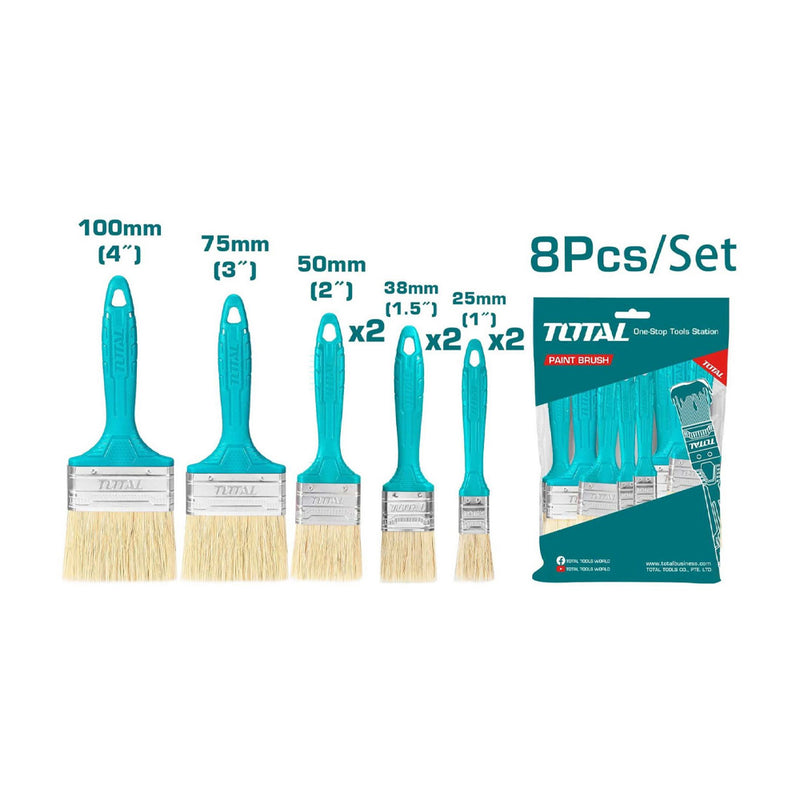Bộ 8 Cọ sơn TOTAL THT8450801