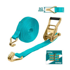 Tải trọng 5 tấn, dài10m, bản dây rộng 5cm, kiểu móc j - Mã số: THTRS5107
