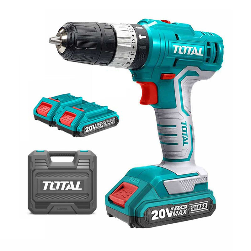 Chi tiết Máy khoan búa dùng Pin 20V TOTAL TIDLI20012