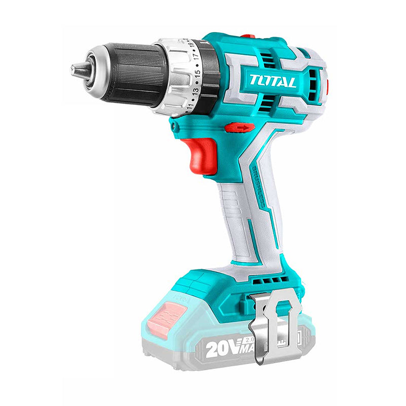 Máy khoan búa không chổi than dùng Pin 20V TOTAL TIDLI20608