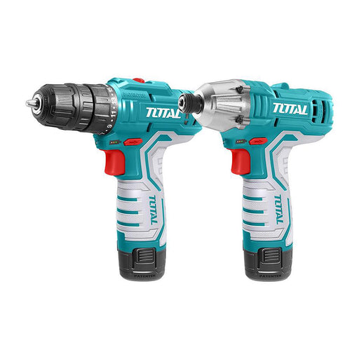 Bộ combo Máy siết vít và Máy khoan dùng Pin 12V TOTAL TKLI1201