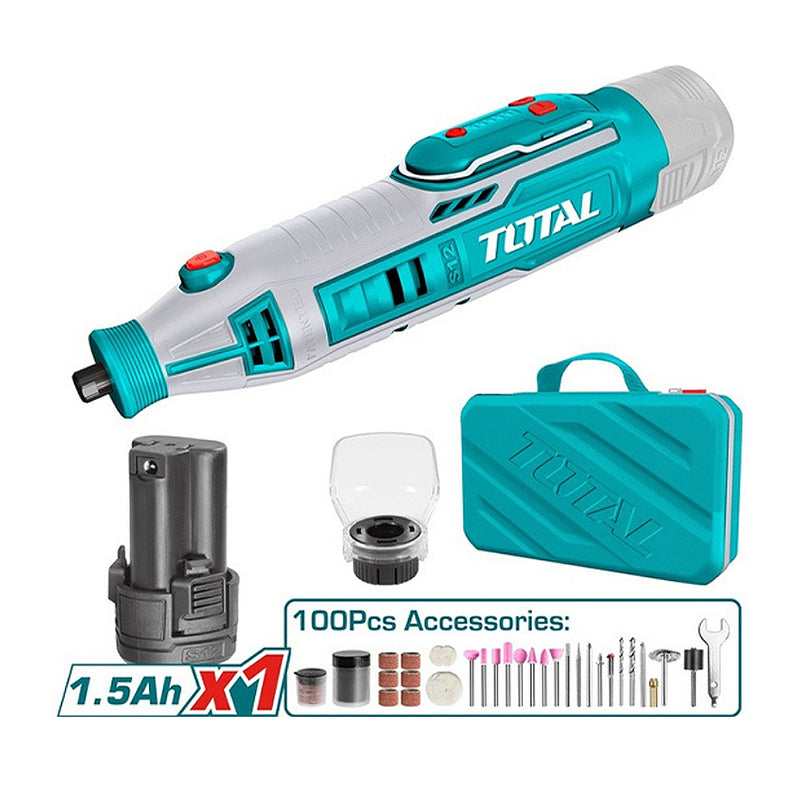 Máy mài thẳng dùng Pin 12V TOTAL TMGLI20018