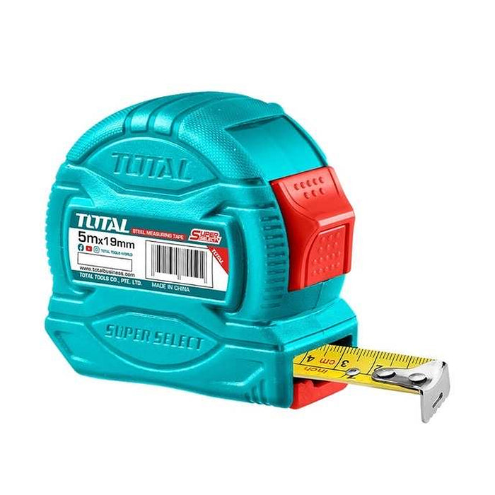 Thước kéo thép nền vàng 2m-8m TOTAL