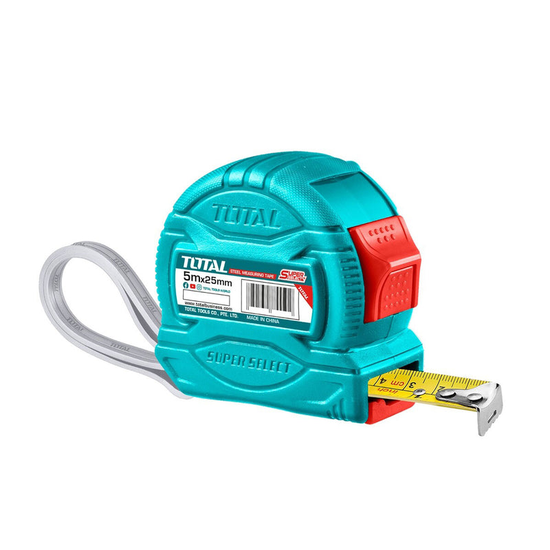 Thước kéo thép nền vàng 2m-8m TOTAL