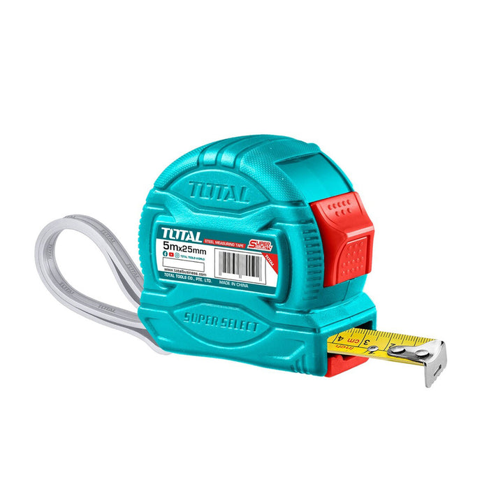 Thước kéo thép nền vàng 2m-8m TOTAL