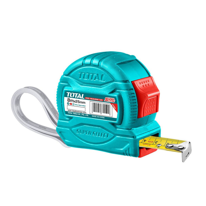 Thước kéo thép nền vàng 2m-8m TOTAL