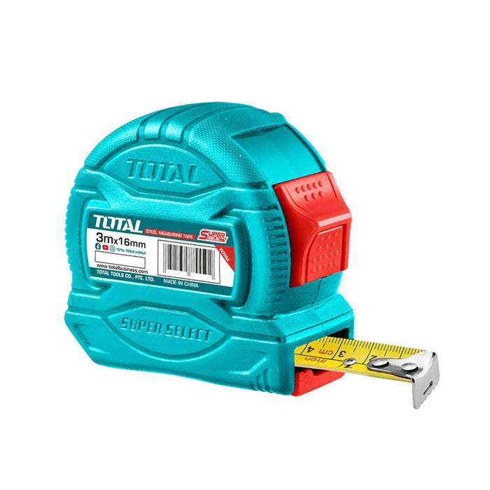 Thước kéo thép nền vàng 2m-8m TOTAL