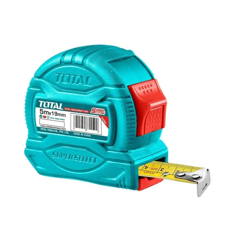 Thước kéo thép nền vàng 2m-8m TOTAL