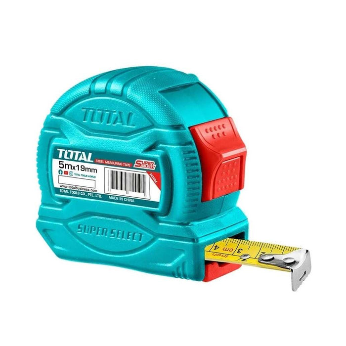 Thước kéo thép nền vàng 2m-8m TOTAL