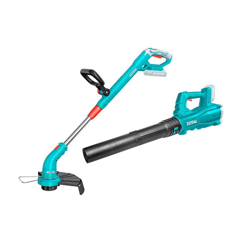 Bộ combo Máy cắt cỏ TGTLI20018 và Máy thổi bụi TABLI20323 dùng Pin 20V TOTAL TOSLI23024