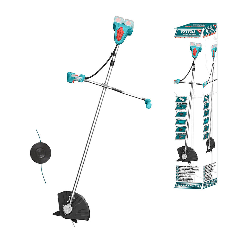 Chi tiết Máy cắt cỏ và bụi rặm dùng Pin -Ion 40V TOTAL TSTLI20028