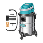 Chi tiết Máy hút bụi 20L dùng Pin ‑Ion 20V TOTAL TVLI2005