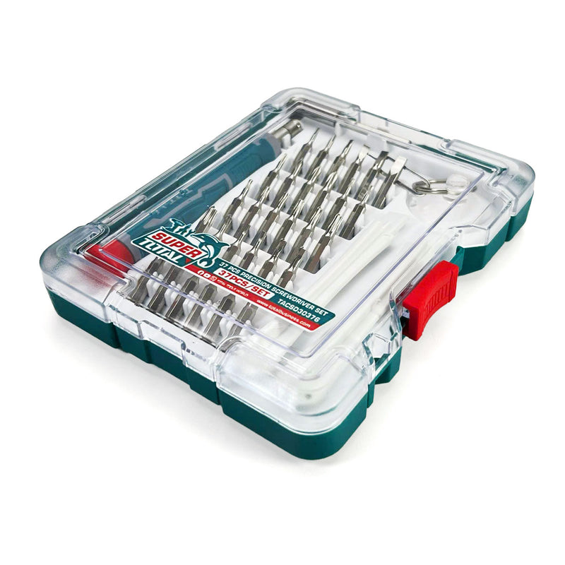 Bộ tua vít đa năng 37 chi tiết Total TACSD30376 dùng để sửa chữa đồ điện tử