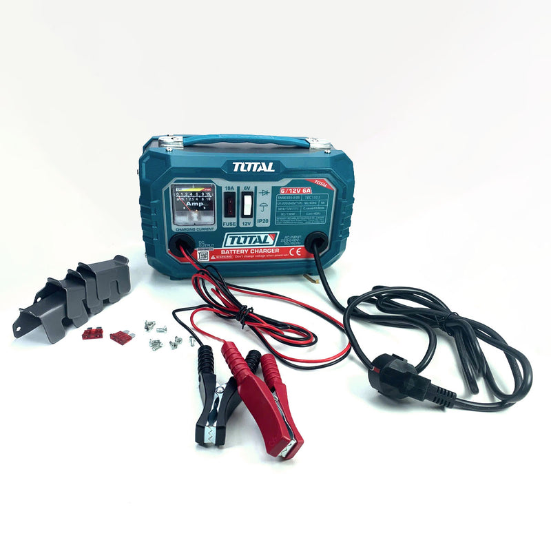 Máy sạc bình điện áp 6V/12V - 6A Total TBC1501