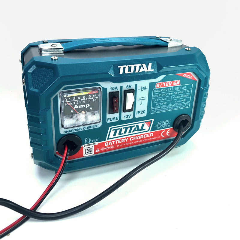 Máy sạc bình điện áp 6V/12V - 6A Total TBC1501