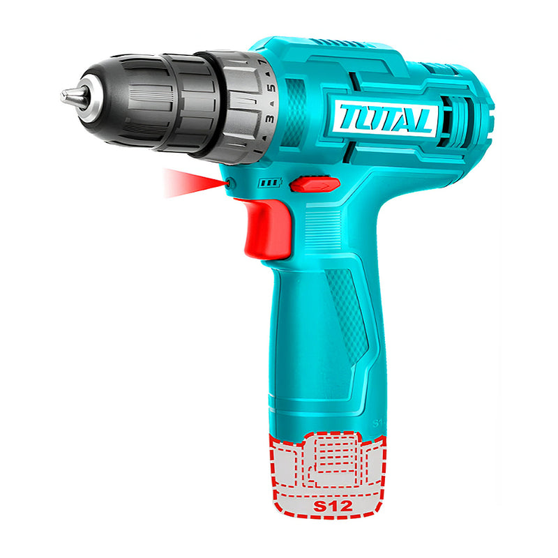 Máy khoan Pin 12V TOTAL TDLI12428