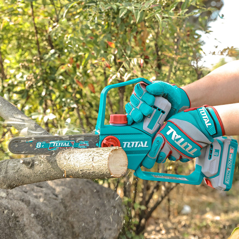 Máy cưa xích Total TGSLI2088 dùng Pin 20V, chiều dài lam 200mm