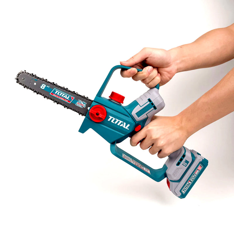 Máy cưa xích Total TGSLI2088 dùng Pin 20V, chiều dài lam 200mm