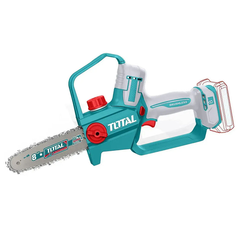 Máy cưa xích Total TGSLI2088 dùng Pin 20V, chiều dài lam 200mm