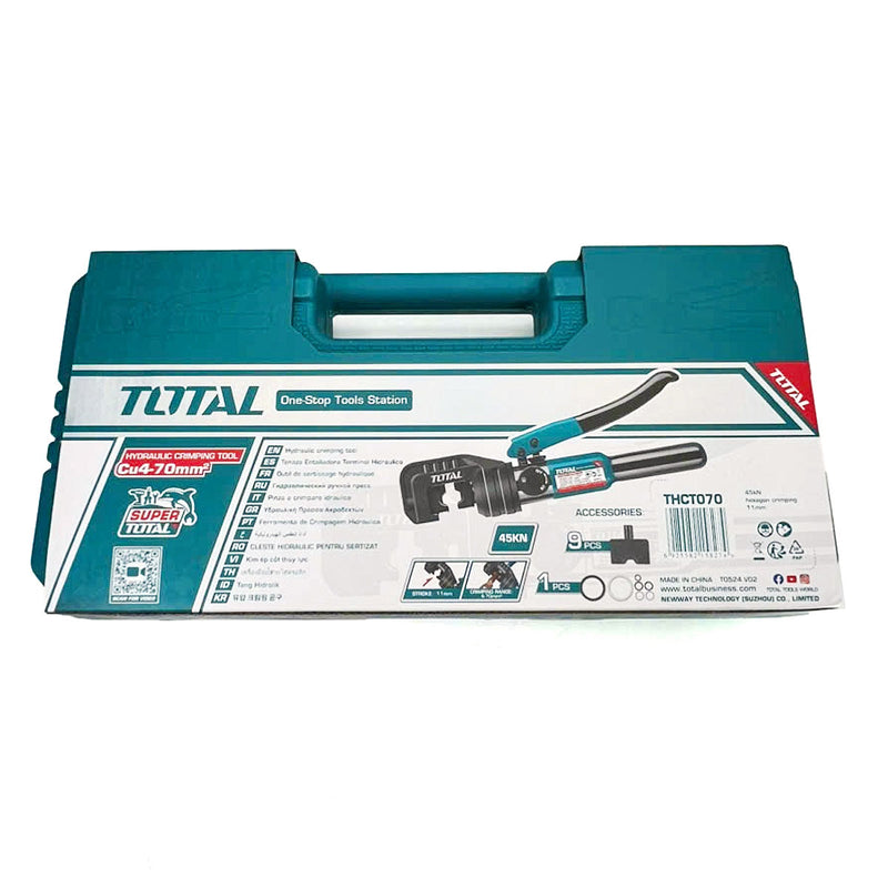 kìm ép cos thủy lực 45KN 4-70mm TOTAL THCT070