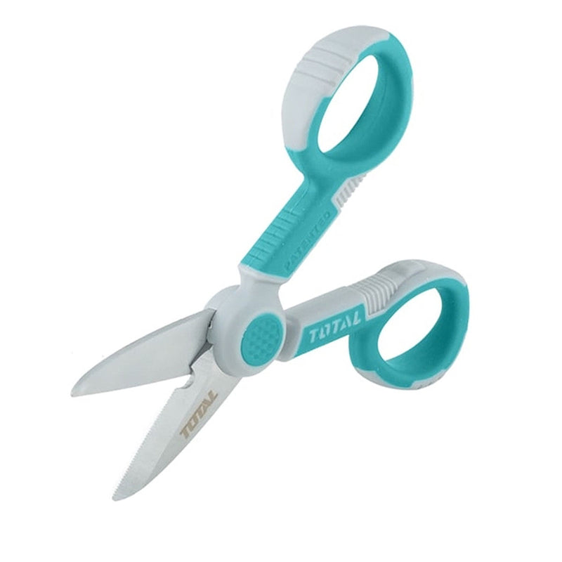 Kéo thợ điện TOTAL THT1155871 chiều dài 145mm, chất liệu Inox